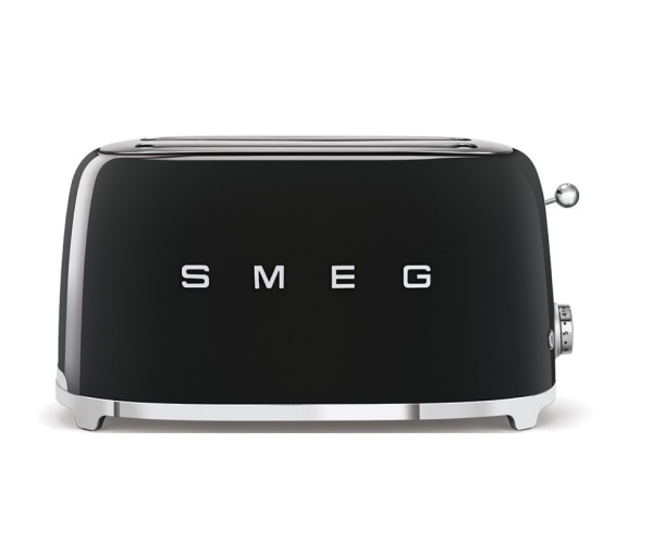 SMEG TSF02BLEU 4-Scheiben-Toaster schwarz 50`s Style Aussteller