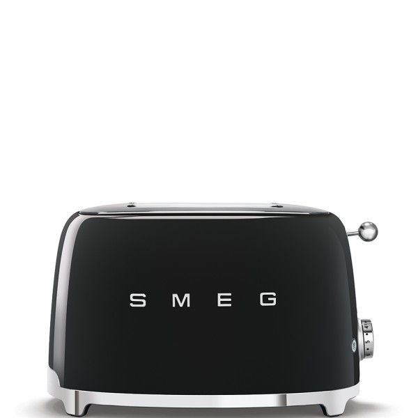 SMEG TSF01BLEU 2-Schlitz-Toaster Schwarz 50`s Style